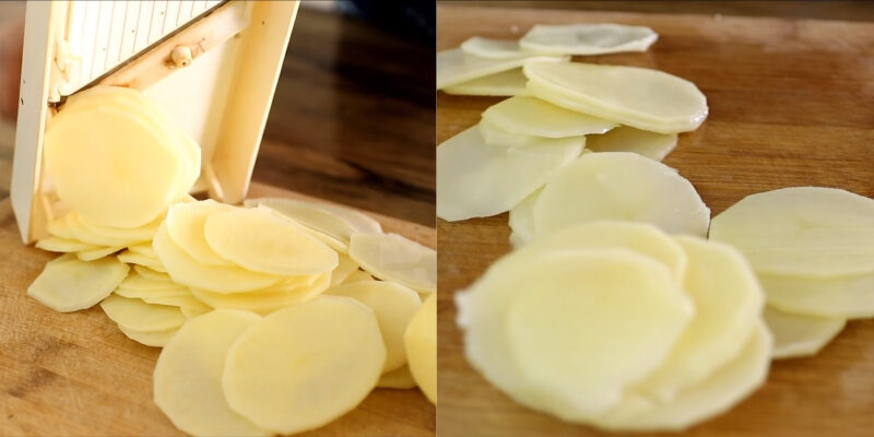 Почему картофель нужно нарезать кружочками