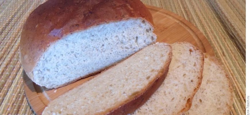 Овсяный хлеб. Вкусный и полезный.