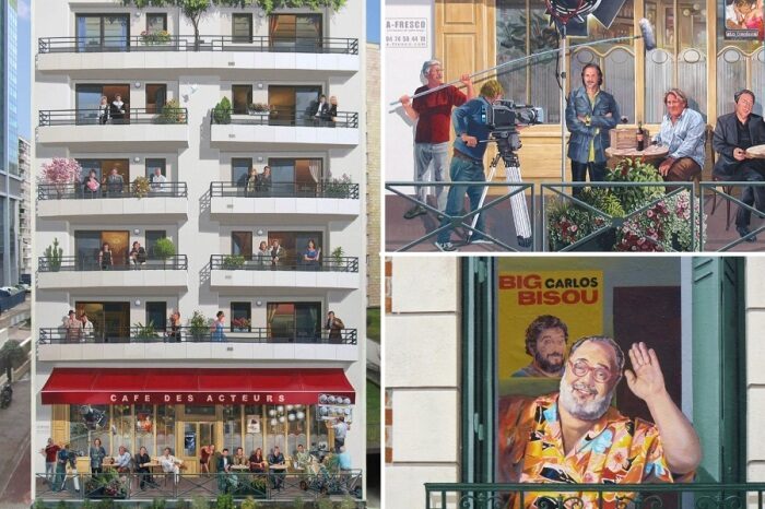 Прекрасный стрит-арт: французский художник наполняет скучные стены зданий яркой жизнью